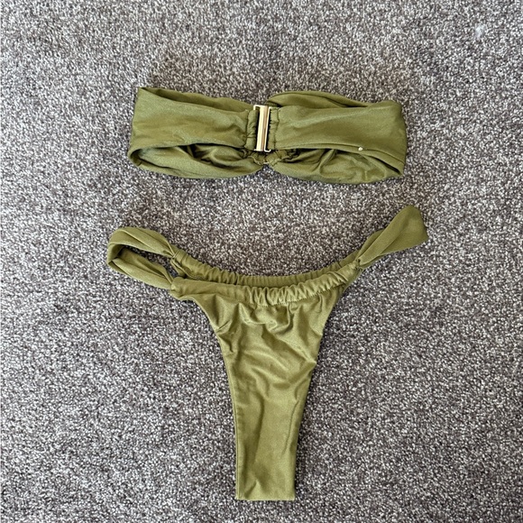 Amazon Olive Green Bikini Set - Picture 2 of 2
